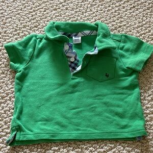 Janie and Jack Green Kids Polo Shirt 6-12 Months